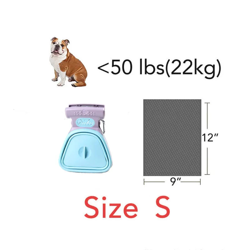 Foldable Dog Pooper Scooper with Decomposable Bags