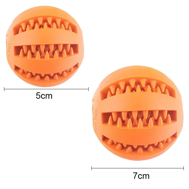 Durable Rubber Dog Ball Toy for Small Dogs
