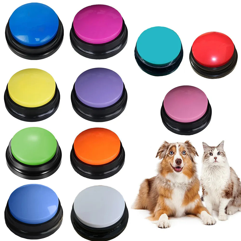 Talking Dog Buttons – Recordable Communication Toy for Pets