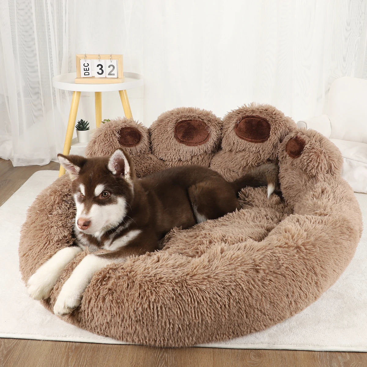 Washable Plush Dog Sofa Bed - Warm & Cozy Mat for Small, Medium, and Large Dogs and Cats