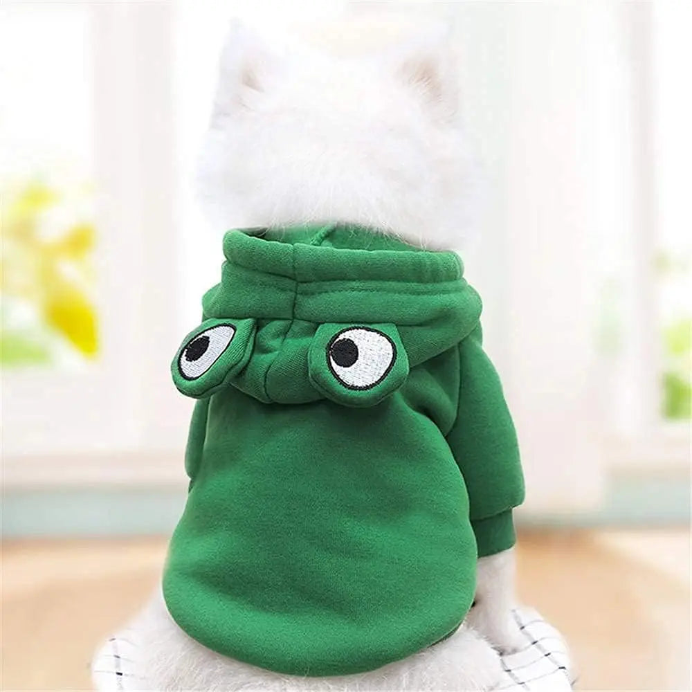 Cute Frog Shape Dog Hoodie